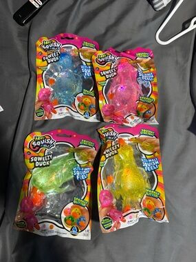 Ja-Ru Irre Squishy Tible Sqweezy Duck Sparkly